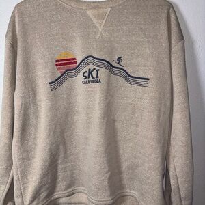 C&C California Beige Crewneck Sweater